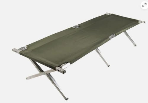 Army type camp bed - gi,